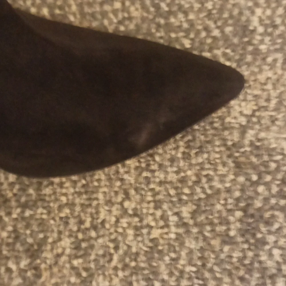 Coach Oakdale Size 10 Black Suede Ankle Boots
